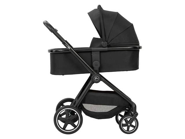 Коляска для дитини універсальна 3 в 1 FreeON Zack, black - Фото 1