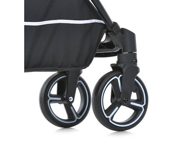 Коляска прогулочная Bambi M-4249-2-Black-Matt черная - Фото 6