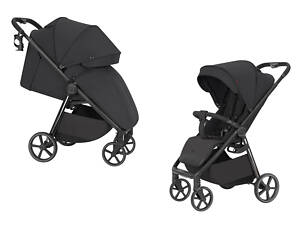 Коляска прогулочная детская Carrello Bravo M/Lite CRL-5529 Piano Black Черная