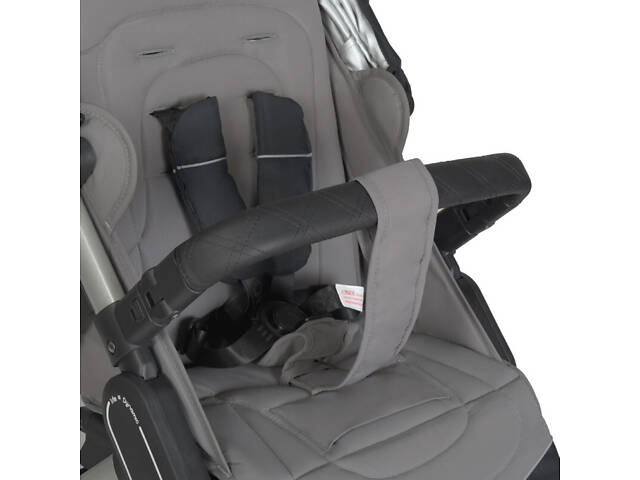 Коляска прогулочная El Camino Dynamic V2 ME-1053-Onyx темно-серая - Фото 4
