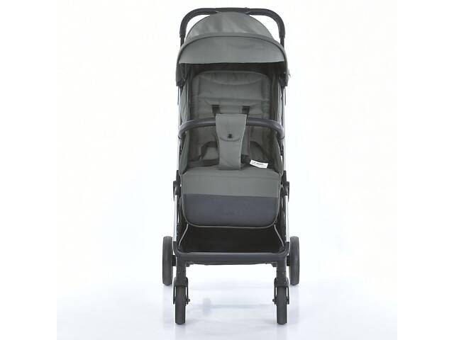Коляска прогулочная El Camino Link ME-1129-Moss-Striped зеленая - Фото 5