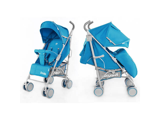 КОЛЯСКА ТРОСТЬ BABYCARE Pride BC-1412 BLUE Голубая - Фото 1