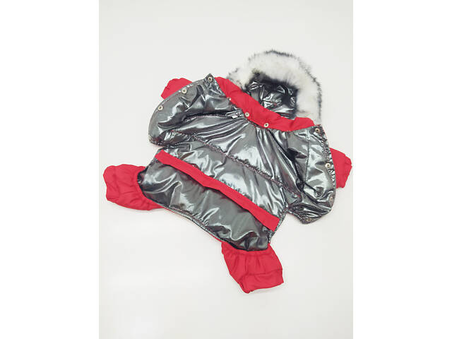 Комбінезон для собак Актив 38х66 мопс2, Червоний - Фото 3