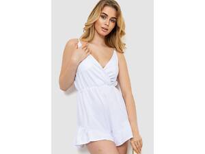 Комбинезон женский однотонный 204R0060, цвет Белый