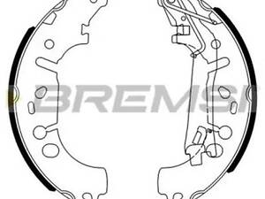 Комплект гальмівних накладок Adam, Corsa D, Grande Punto, Linea, Punto