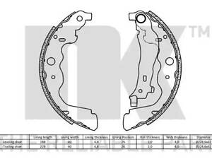 Комлект тормозных накладок на Captur, Citan, Clio, Dokker, Duster, Kangoo, Lodgy, Logan, Sandero, Zoe