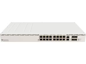 Коммутатор Mikrotik CRS320-8P-8B-4S+RM 17х10/100/1000 Мбит/с, 8x802.3bt PoE-out, 4x10G SFP+, ROS L5,