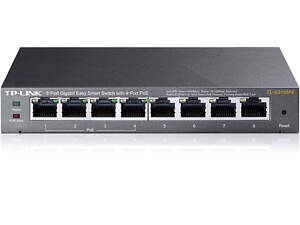 Комутатор TP-LINK TL-SG108PE 8xGE/4xPoE 65.2W EasySmart (TL-SG108PE)