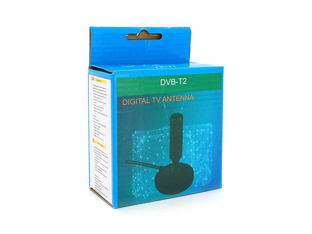 Кімнатна антена T2 DAT-01, Black, Box - Фото 2