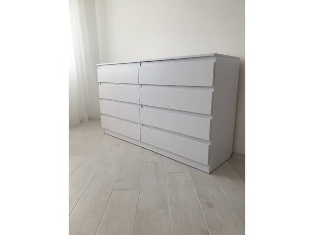 Комод Classic Soft на 8 ящиков белый, съемный пеленатор - Фото 2