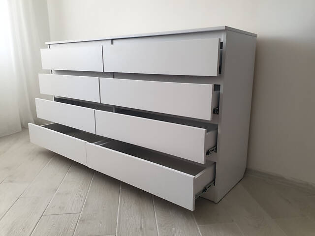 Комод Classic Soft на 8 ящиков белый, съемный пеленатор - Фото 4