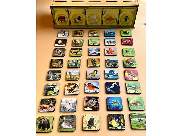 Комодик-сортер "Види тварин" - Фото 6