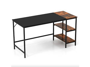 Комп'ютерний стіл Costway Tiffany з двома полицями в стилі Loft