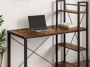 Комп'ютерний стіл Leobert Devoko з боковими полицями у стилі Loft, Оригінал!
