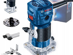 Компактний професійний фрезер кромки Bosch GKF 550: 550Вт, 6 мм цанговий патрон, 33000 об/хв, 1,4кг