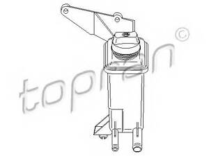 Компенсационный бак, гидравлического масла услителя руля TOPRAN 110509 на VW PASSAT седан (3B3)