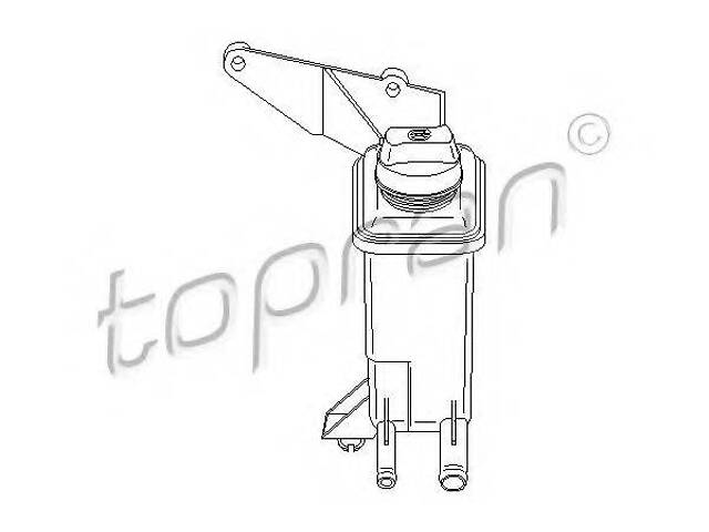 Компенсационный бак, гидравлического масла услителя руля TOPRAN 110509 на VW PASSAT седан (3B3)