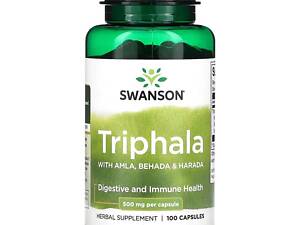 Комплекс для кишківника Swanson Triphala 500 mg 100 caps (1086-100-56-0549604-20)