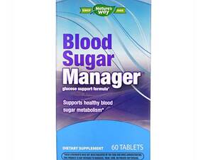 Комплекс для метаболізму цукру в крові Nature's Way Blood Sugar Manager 60 tabs (1086-2022-10-1070)