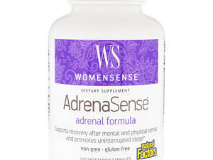 Комплекс для підтримки наднирників Natural Factors, WomenSense, AdrenaSense, 120 капсул