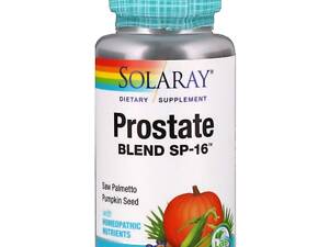 Комплекс Для Підтримки Функції Простати, Prostate Blend SP-16, Solaray, 100 Капсул