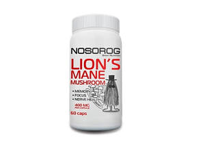 Комплекс для профилактики работы головного мозга Nosorog Nutrition Lion's Mane 60 Caps