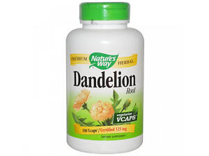 Комплекс для профилактики работы печени Nature's Way Dandelion Root 525 mg 180 Veg Caps