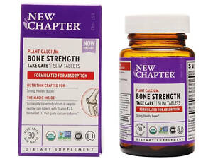 Комплекс для укрепления костей и зубов New Chapter Bone Strength Take Care 30 тонких таб