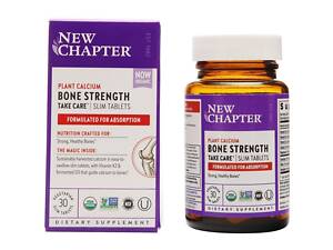 Комплекс для здоровья костей, Bone Strength Take Care, New Chapter, 30 тонких таблеток