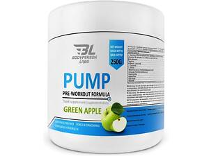Комплекс до тренировки Bodyperson Labs Pre-Workout Formula 250 g /16 servings/ Green Apple