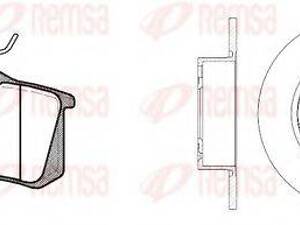 Комплект: 2 диска+ 4 колодки гальмівних REMSA 826306 на SEAT LEON (1P1)