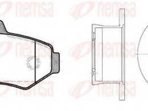 Комплект: 2 диска+ 4 колодки гальмівних REMSA 873301 на MERCEDES-BENZ SPRINTER 3-t c бортовой платформой/ходовая часть (