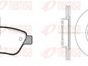 Комплект: 2 диска+ 4 колодки гальмівних REMSA 885800 на FIAT RITMO III (198)