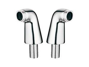 Комплект (2 шт.) перехідників для встановлення змішувача в акрилову ванну ZERIX LR77 (ZX2637)