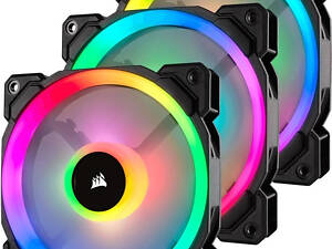 Комплект 3 штуки Кулер Corsair LL120 RGB Dual Light Loop RGB