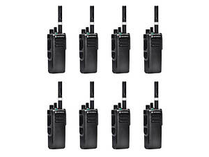 Комплект 8 шт рация Motorola DP4400e VHF AES-256 шифрование
