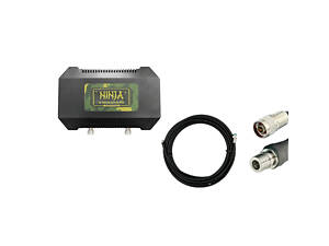 Комплект антена Ninja N-Type + Комплект дротів RG-8 20 метрів N-TYPE — QMA