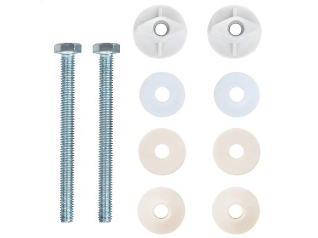 Комплект арматури для зливного бачка з боковою подачею води 1/2 ″ та ричагом зливу вгору АБу-20 - Фото 4