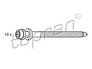 Комплект болтов на A3, A4, Alhambra, Altea, Altea XL, Bora, Caddy, Cordoba, Exeo, Fabia, Golf, Ibiza, Jetta, Leon, Mu...