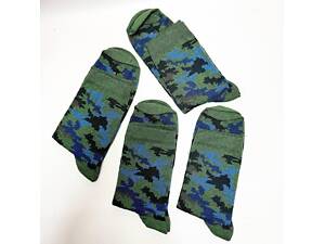 Комплект мужских высоких камуфляжных Носков 4 пары 41-45 р Осень-Весна
