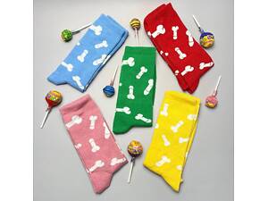 Комплект мужских высоких носков 'Цюцюрки' 40-45 р на 5 пар