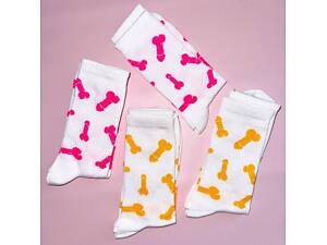 Комплект мужских высоких носков 'Цюцюрки' 40-45 р на 4 пары