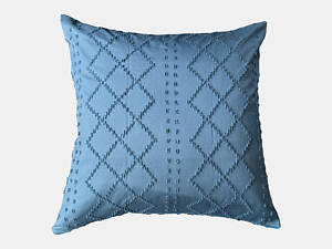 Комплект декоративных наволочек Ecotton 70х70 см на молнии Green бирюзовый