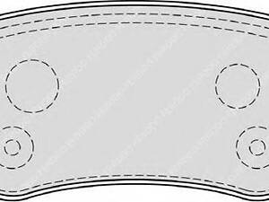 Комплект дискових гальмівних колодок FERODO FDB4182 на RENAULT MEGANE III купе (DZ0/1_)
