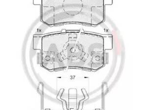 Комплект дискових гальмівних колодок Accord, CR-V, Civic, Crosstour, Element, FR-V, Odyssey, RDX, Stepwagon, TL