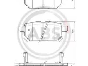 Комплект дисковых тормозных колодок на Auris, Corolla, Cygnet, Matrix, Prius, Trezia, Urban Cruiser, Verso, Yaris