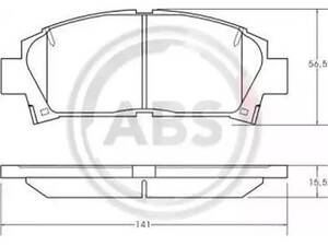 Комплект дисковых тормозных колодок на Avensis, Caldina, Camry, Carina, Corona