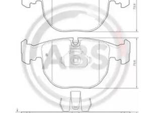 Комплект дисковых тормозных колодок на Range Rover, Seria 5, Seria 7, X3, X5, Z8