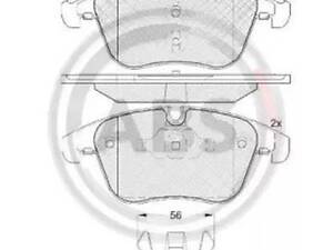 Комплект дисковых тормозных колодок на S-type, XE, XF, XJ, XK