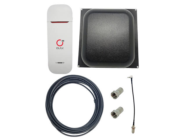 Комплект для интернета роутер модем WIFI 4G Olax Олакс U 90 H + антенна 18 дбi кабель 10 м и переходники - Фото 1